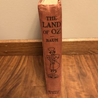 Antique The Land of Oz - Sequel to Wizard of Oz Book L Frank Baum 1904 Popular 2