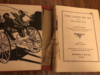 Antique The Land of Oz - Sequel to Wizard of Oz Book L Frank Baum 1904 Popular 5