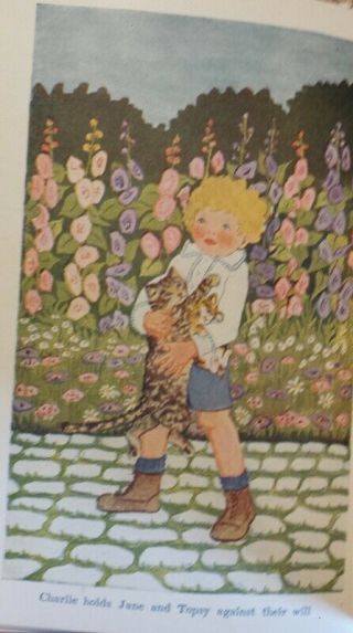 1926 Charlie and His Kitten Topsy by Violet Maxwell and Helen Hill Vintage 2