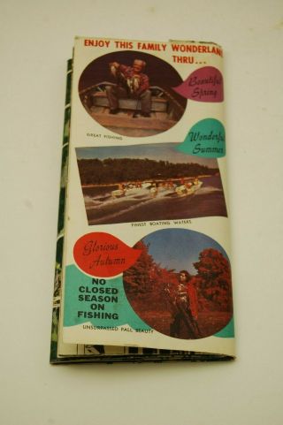 Lake of The Ozarks Missouri Map Vintage 1960 Road Map and 2