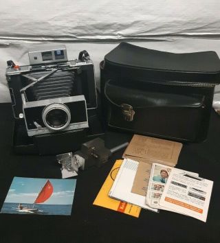 Polaroid Land Camera Kit Model 180 With Tominon 114mm F/4.  5 From Japan