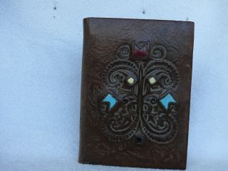 Vintage Brown Leather Notebook 1323