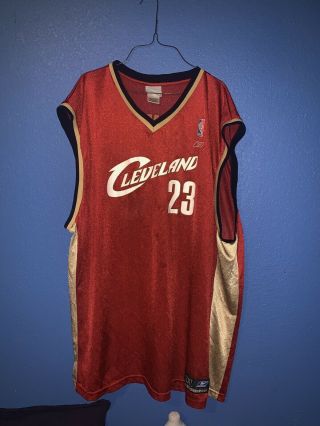 Vintage Reebok Cleveland Cavaliers Lebron James Jersey Size 3xl