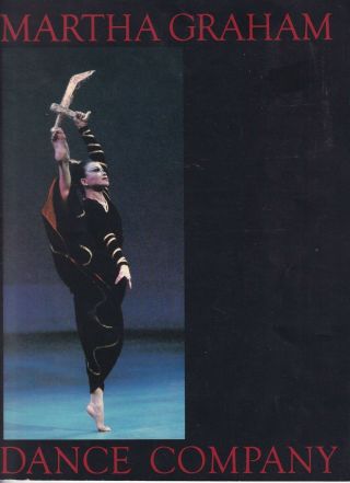 Martha Graham Dance Company 1980 1980s Program Vintage Ads Book