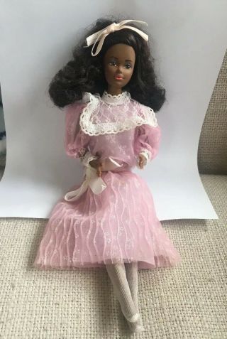 Vtg Mattel African American Black Barbie Marked 1966 Mattel Taiwan