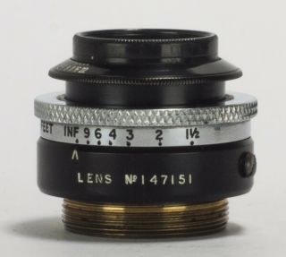 EXC Dallmeyer Triple Anastigmat 25mm f/2.  9 c - mount Movie Lens M4/3 BMPCC 11