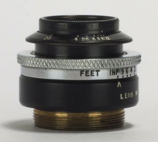EXC Dallmeyer Triple Anastigmat 25mm f/2.  9 c - mount Movie Lens M4/3 BMPCC 12