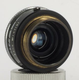EXC Dallmeyer Triple Anastigmat 25mm f/2.  9 c - mount Movie Lens M4/3 BMPCC 9