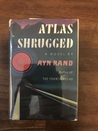 Atlas Shrugged First Edition First Printing With Dust Jacket One Of A Kind