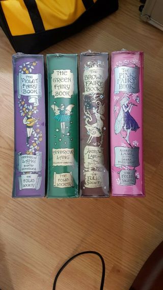 The 4 Fairy Books - Andrew Lang Folio Society Illustrated 2011 Hc Slipcase