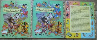 3 Vintage Little Golden Books DISNEY ' S BAMBI,  THUMPER,  BAMBI FRIENDS OF FOREST 2