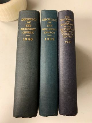 Discipline Of The Methodist Episcopal Church 1938 1939 1940 Book Doctrines