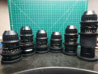Duclos Converted Pl Mount Mamiya 6 - Lens Set
