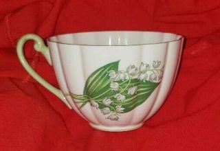 Vintage Shelley Fine Bone China Teacup and Saucer - Lily of the Valley 4