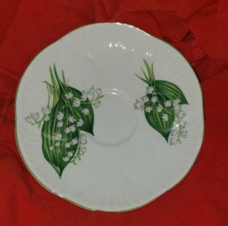 Vintage Shelley Fine Bone China Teacup and Saucer - Lily of the Valley 7