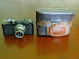1934 Leica Ernst Leitz Wetzlar Standard Model E Camera Leitz - Elmar 1:3,  5 F 50mm 2