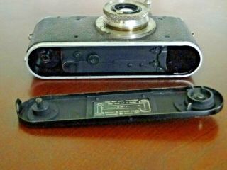 1934 Leica Ernst Leitz Wetzlar Standard Model E Camera Leitz - Elmar 1:3,  5 F 50mm 8