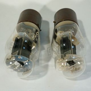 MATCHED PAIR WESTERN ELECTRIC CV 1648 / 205 - D British audio tubes NOS w/ BOXES 6