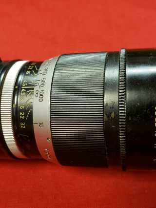 Vintage Ernst Leitz Wetzlar Telyt Camera Lens F=20cm Nr.  1072591 4