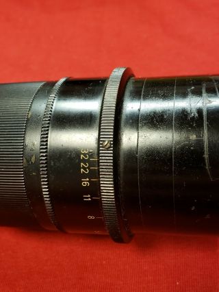 Vintage Ernst Leitz Wetzlar Telyt Camera Lens F=20cm Nr.  1072591 5