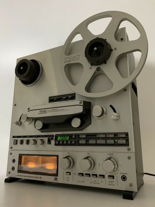 Teac X - 1000R Auto Reverse Reel to Reel Deck - RE - 1003S Take Up Reel Pro Serviced 2