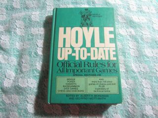 Vintage 1977 Hc Hoyle Up To Date Official Rules For All Important Games Morehead