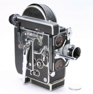Bolex H16 Reflex Rex - 3 16mm Movie Film Camera W/ Rx Pizar 25mm F/1.  5 Lens