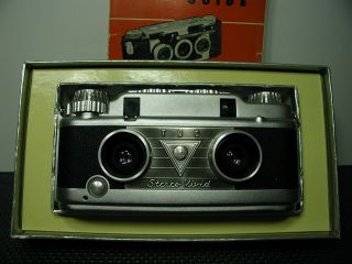 Rare Tdc Stereo Vivid Camera With Book Bell & Howell.