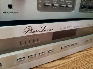 Phase Linear Model 400 Amp,  3500 Preamp Model 5100 Tuner Series Two SERVICED 12