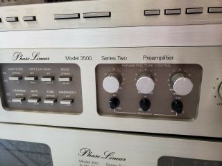 Phase Linear Model 400 Amp,  3500 Preamp Model 5100 Tuner Series Two SERVICED 4