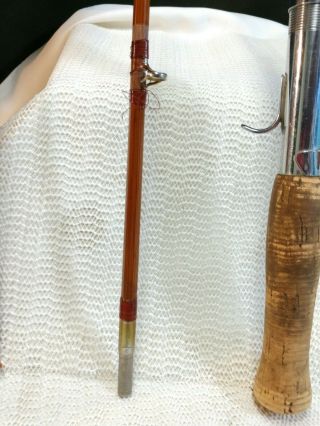 Vintage Heddon Chieftain Bamboo Bait Casting Rod 400 - 5 1/2 ' - L 7