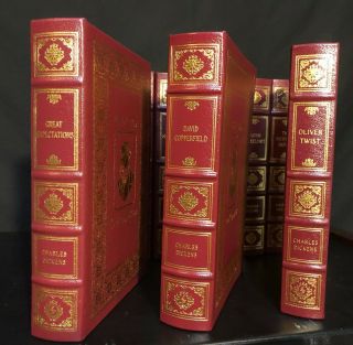 COMPLETE OF CHARLES DICKENS – EASTON PRESS – LEATHERBOUND - 21 VOLUMES 3