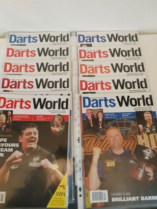 Darts World Magazines - 11 Issues 2012 Vintage