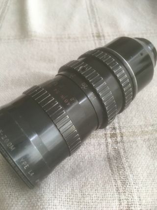 Movie Camera Lens.  P.  Angenieux Paris 17.  5 - 70 Zoom F 2.  2.  Type 1.  4.