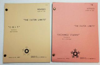 The Outer Limits / Meyer Dolinsky 1963 Tv Show Script,  Sci Fi " O.  B.  I.  T.  "