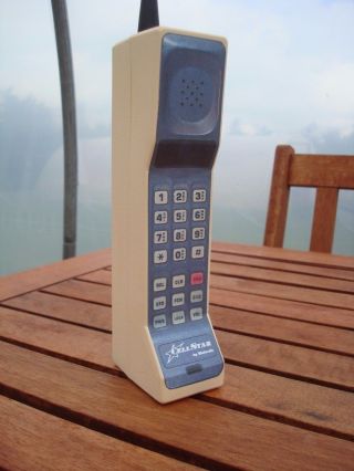 Toy Zack Morris Style Vintage Brick Cell Phone Prop - Motorola Dynatac Cellstar.