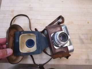 Vintage Voigtlander Vito Bl 35mm Camera W/leather Case