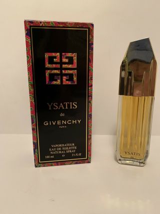 Vintage Ysatis De Givenchy Eau De Perfume Spray 3.  3 Fl Oz/100 Ml For Women