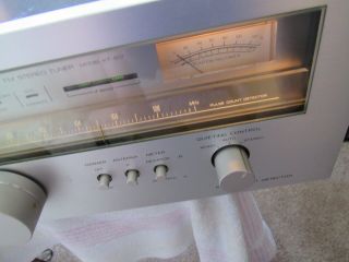 KENWOOD MODEL KT - 917.  STEREO AM/FM TUNER.  HAS COSMETIC ISSUES.  - JAPAN 4