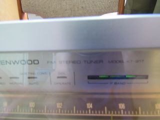KENWOOD MODEL KT - 917.  STEREO AM/FM TUNER.  HAS COSMETIC ISSUES.  - JAPAN 5
