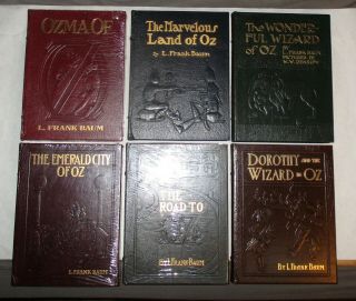 Easton Press Wizard Of Oz Frank Baum Complete 6 Volume Set Fine Binding