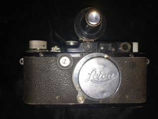 Leitz 1934 Leica I Camera 50mm Elmar Lens,  VIDOM Universal Range Finder 2