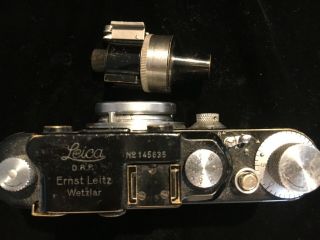 Leitz 1934 Leica I Camera 50mm Elmar Lens,  VIDOM Universal Range Finder 6
