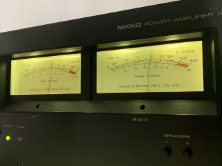 Nikko Alpha VI Power Amplifier - 300 Watts Per Channel - Professionally Serviced 7