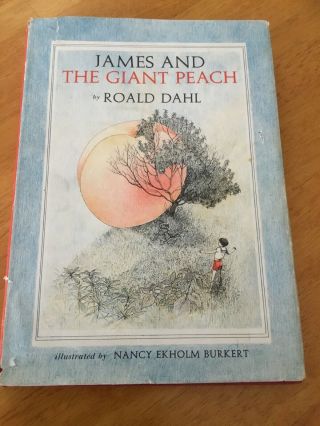 James And The Giant Peach Roald Dahl 1961 1st Ed.  Hcdj