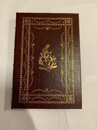 Easton Press Leather Bound Alice’s Adventures In Wonderland By Lewis Caroll Book