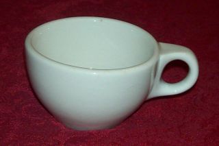 Vintage White Porcelain SHENANGO CHINA Coffee Cup RESTAURANT WARE Castle Pa 2