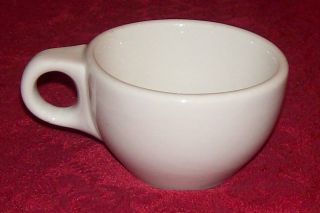 Vintage White Porcelain SHENANGO CHINA Coffee Cup RESTAURANT WARE Castle Pa 3