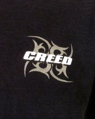 RARE vtg 90s Early Creed Long Sleeve All Over Print Concert T - Shirt Tour sz L 2