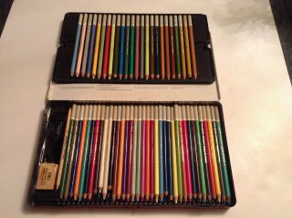 Vintage 60 ct Schwan - Stabilo CarbOthelo Colored Charcoal Pencils Germany 2